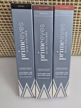 Primeeyes Glide Eyeliner Cooper/Kohl/ Golden BNIB